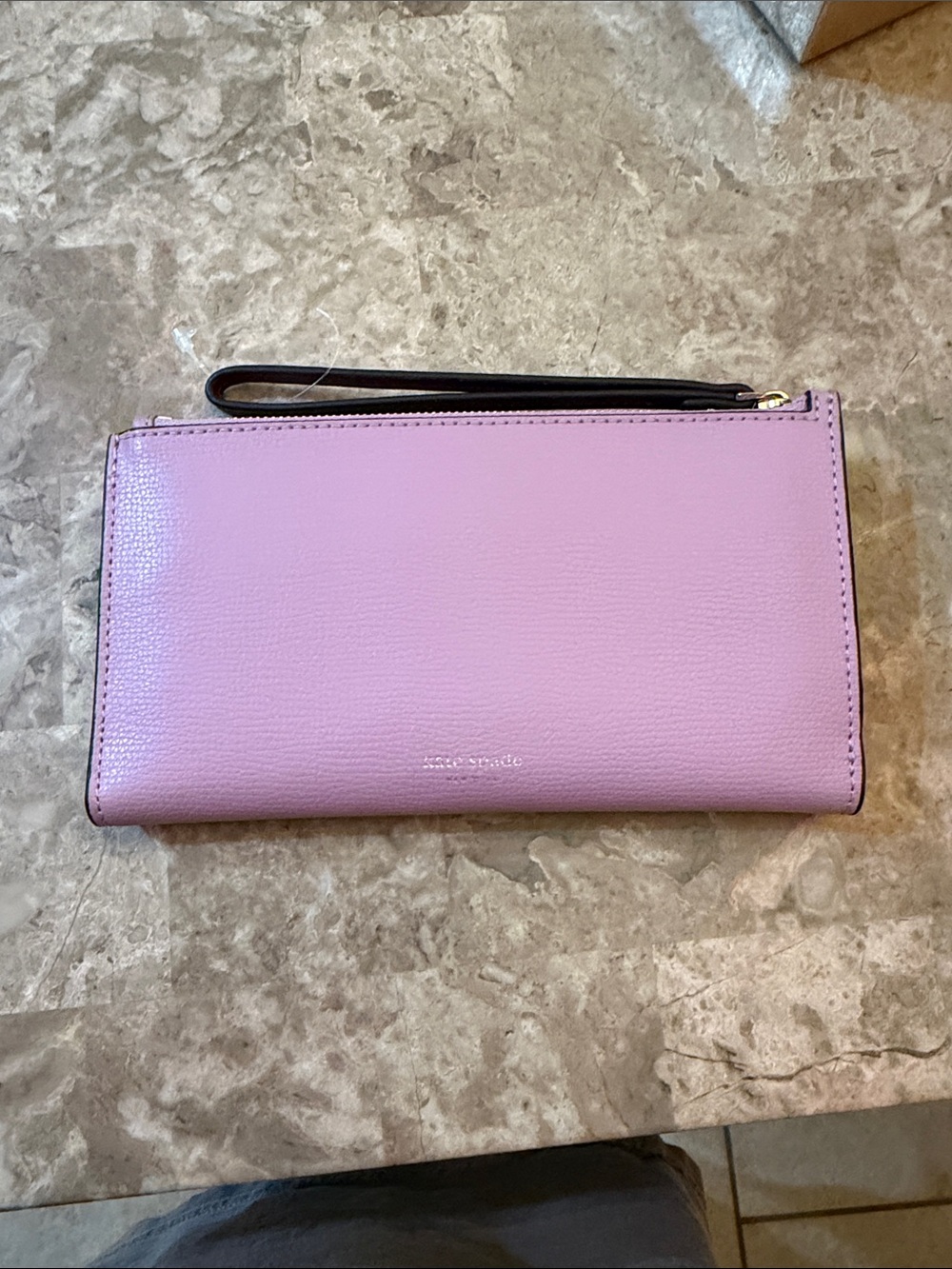 kate spade NWT lavender leather wristlet clutch - Picture 3 of 16